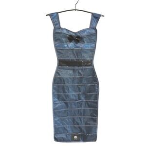 Umbra Little Black Dress Jewelry Organizer‎ Hanging Storage Pockets & velcro